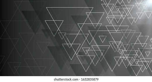 Modern geometric background.Vector triangle background.Abstract technology background.