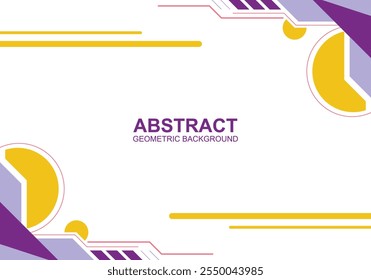 Modern geometric banner background. Abstract background. Vector illustration.