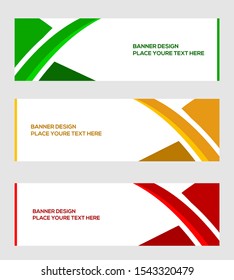 Modern geometric banner template, abstract background.