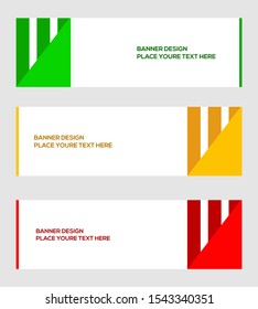Modern geometric banner template, abstract background.