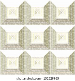 The modern geometric beige, gray texture 3d. A seamless vector background.