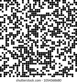 Modern geometric black white background of seamless with squares pixel. Gorgeous graphic image template monochrome tone. Abstract vector Illustration eps10 for your business brochure, fabric pattern