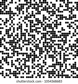 Modern geometric black white background of seamless with squares pixel. Gorgeous graphic image template monochrome tone. Abstract vector Illustration eps10 for your business brochure, fabric pattern