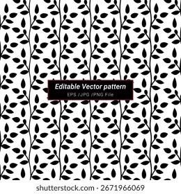 "Modern Geometric Black and White Pattern"