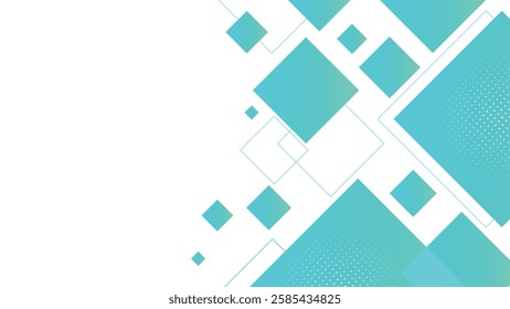 modern geometric blue background featuring abstract digital squares. Ideal for websites, presentations, posters, and graphic design. High-quality and stylish for creative projects.