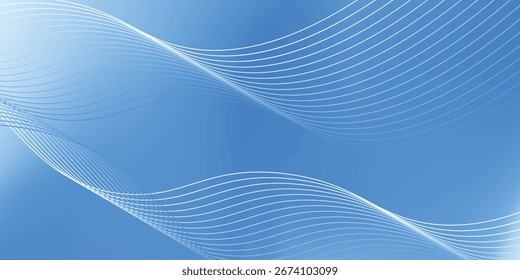 Moderna geométrica azul fundo vetor ilustração design banner linha tecnologia eps10