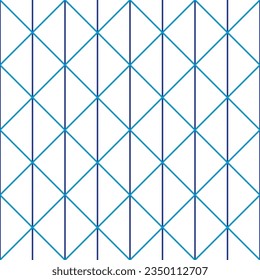 Moderne geometrische blaue Linien, wiederholbares Nahtloses Muster