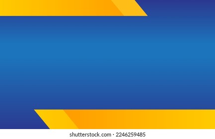 Modern geometric blue orange shape background for business presentation