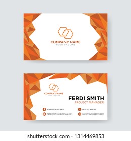 Modern Geometric Business Card