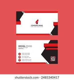 Modern Geometric Business Card Template