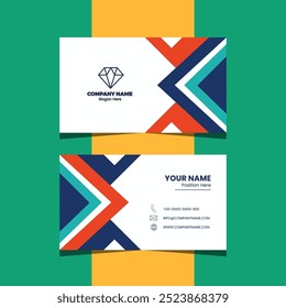 Modern Geometric Business Card Template