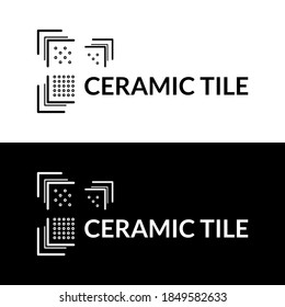 Logotipo de cerámica geométrica moderna. Vector.