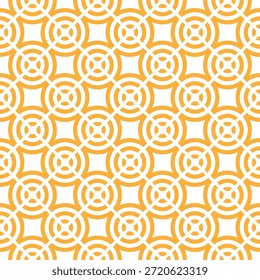 Moderno Geometric Circle Grid Sem Costura Padrão Elegante Tecido Têxtil