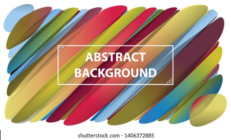 Modern geometric circles abstract background, colorful round shapes. vector illustration