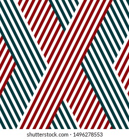 Modern geometric colored background. Vector seamless texture. A repeating pattern with interwoven lines.