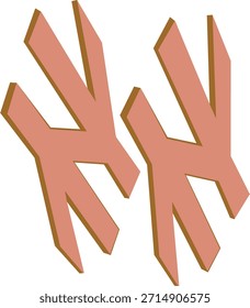 Logotipo geométrico moderno del Vector de la forma colorida con el arte Abstractas del centro de la estrella, diseño simétrico creativo.