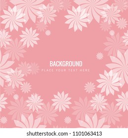 Modern Geometric Composition Pink Background Vector Image
