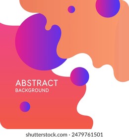 Modern geometric composition of various shapes. Illustration for design. Abstract background in the trend chart. A stylish template for further creativity.
