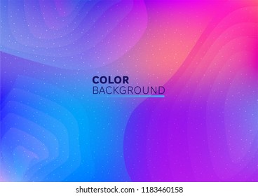 Modern geometric cool background. Gradient shapes composition.