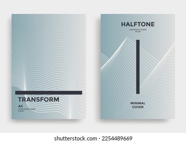 Modern geometric cover design. Abstract line pattern for flyers, posters, and brochures.
