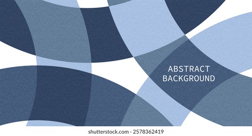 Modern geometric creative Background. Overlay Rings in blue colors. Abstract flowing curvy shapes. Grainy texture. Template for sale banner poster, presentation, brochure, business card, header design