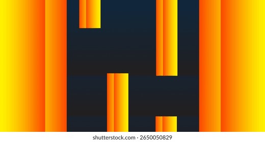 Modern geometric dark blue and orange square theme overlap background 	abstract good simple  art