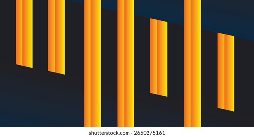 Modern geometric dark blue and orange square theme overlap background abstract good simple art natural vector illsutartions nice pattern shiny