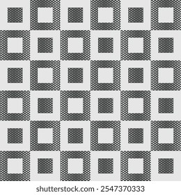 A modern geometric design featuring nested squares in a grid, perfect for backgrounds and creative projects