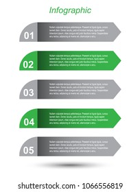 Modern geometric Design Template, can be used for info-graphics, banners for web layout.