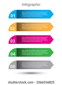 Modern geometric Design Template, can be used for info-graphics, banners for web layout.