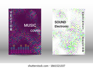 Modern geometric design templates.  A set of modern abstract covers. Musical covers your design, great design for any purposes.  Concept business vector.