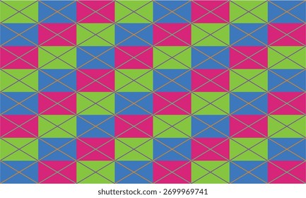 A modern geometric diamond lattice pattern ideal for textile design, wallpaper, packaging, and digital backgrounds. Perfect for branding, surface decoration, and creative projects.