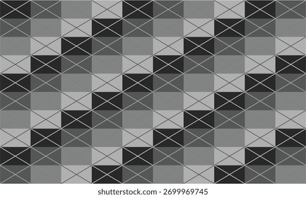 A modern geometric diamond lattice pattern perfect for fabric prints, wallpaper backgrounds, and luxury branding projects with a sleek repetitive design.
