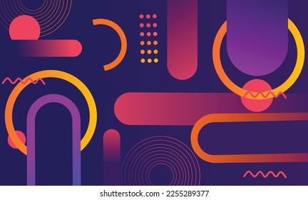 Modern geometric digital background with a composition of dynamic shapes mixed with abstract gradients
vector eps10.