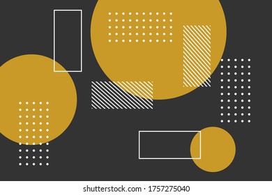 Modern geometric  with dots design, vector background.