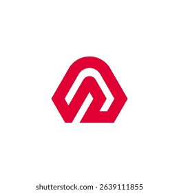 Modern Geometric Enclosed A Mark