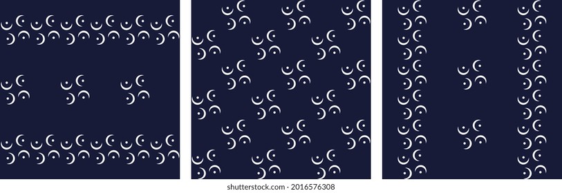 Modern geometric fabric design twisted squares pattern background, abstract doodle geo texture. Outline mini element motif all over print block for man shirt, silk scarf, ladies dress, apparel textile