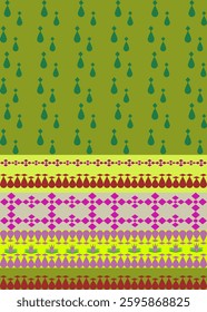 Modern geometric fabric pattern featuring unique shapes with a minimalist and contemporary design. Perfect for textiles, graphic design, and modern interior decoration