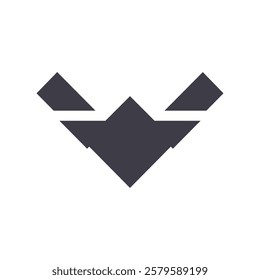 Modern Geometric Falcon Logo Design