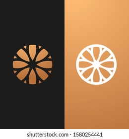 Modern Geometric Flower Logo Design, Luxury Geometric, Flower Icon Geometric Symbol Creative Illustration