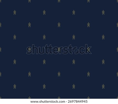 Modern geometric flowers mini square n stripe seamless pattern. For print block apparel textile man shirt menswear fashion. Flat vector illustration design.