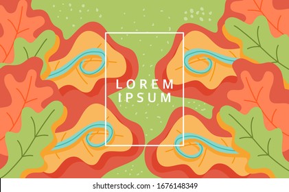 Modern geometric fluid abstract background vector