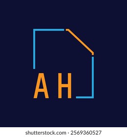 Modern Geometric Frame with Bold Typography Design