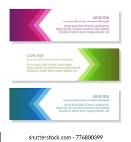 modern geometric fresh abstract banner for corporate business with elegant color and shape