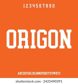 modern geometric futuristic typeset display font