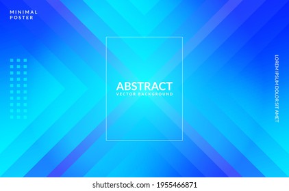 modern geometric gradient blue triangle background