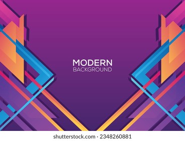 modern geometric gradient color design abstract background