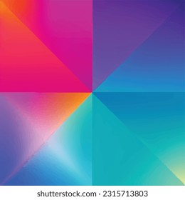 Modern geometric gradient rainbow art backdrop texture space concept