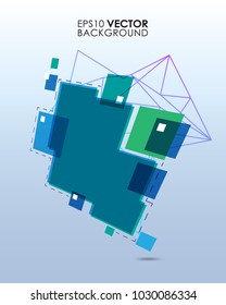 Modern Geometric Graphic Design Vector Background Eps 10