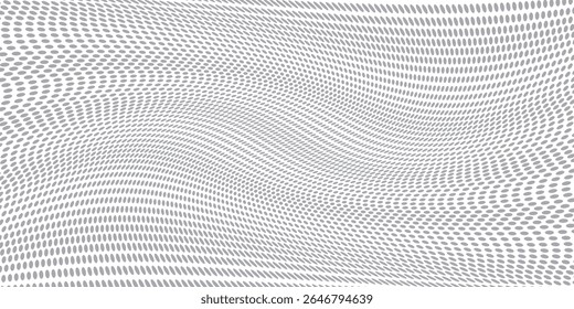Fondo geométrico moderno de puntos grises con textura ondulada, tonos de gris. Diseño de Vector. EPS 10